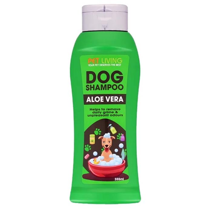 Pet Living Dog Shampoo Aloe Vera 355ml Pet Shop