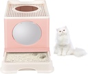 Enclose Cat Litter Box With Lid