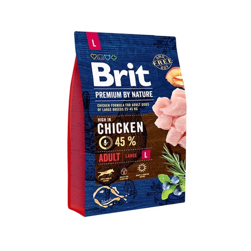 [PC03711] Brit PBN Adult Large Breed Chicken 3Kg