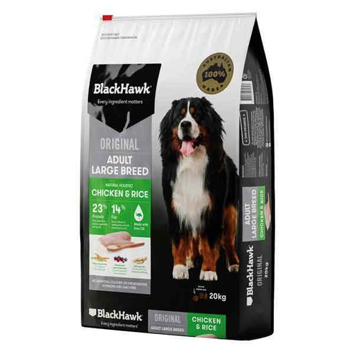 Blackhawk Adult Large Breed Chicken & Rice 20kg