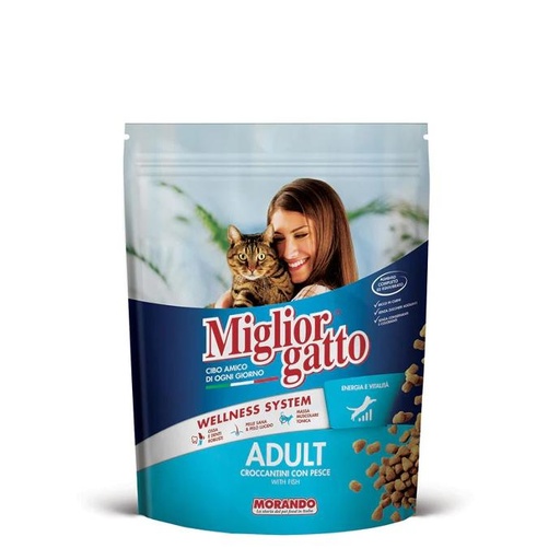 [PC01247] Miglior Gatto Adult Kibbles With Fish 400g