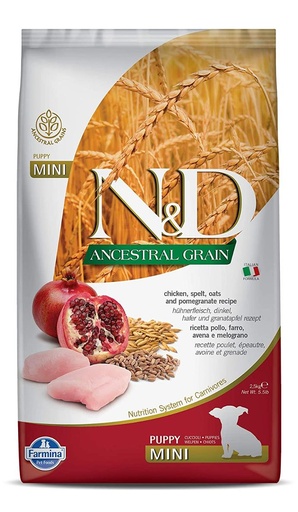 [PC02577] N&D Ancestral Grain Mini Puppy 2.5Kg