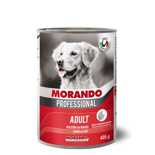 [PC02731] Morando Professional Dog Adult Chunk With Beef 405g