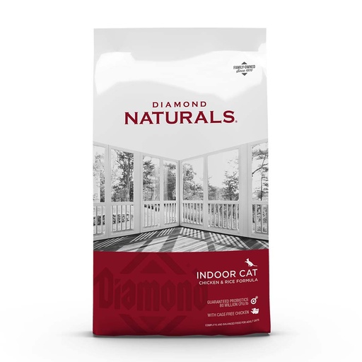 [PC03182] Diamond Naturals Indoor Cat Chicken & Rice 3Kg