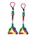 Harness kit rainbow color R/L 1cm - XS