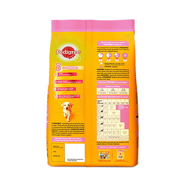 pedigree puppy chicken & milk 10Kg | Pet Shop