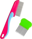 Flea comb with handle - M 
