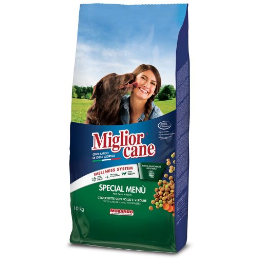 Miglior Cane Special Menu  Kibbles With Chicken & Vegetables 10Kg