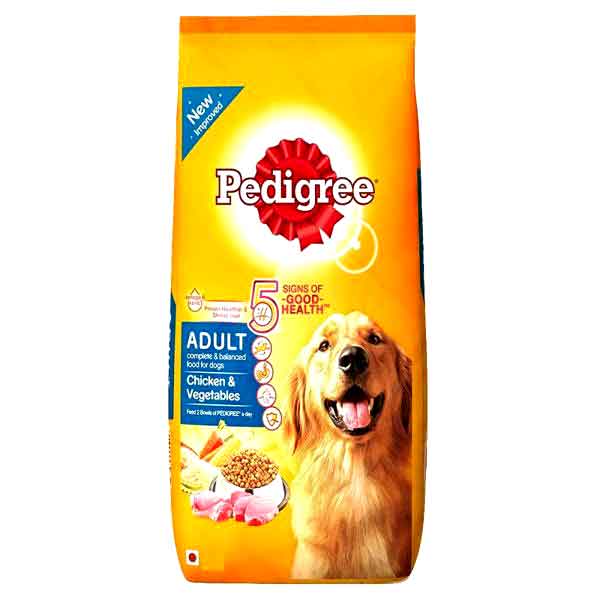 Pedigree adult chicken & vegi 370g