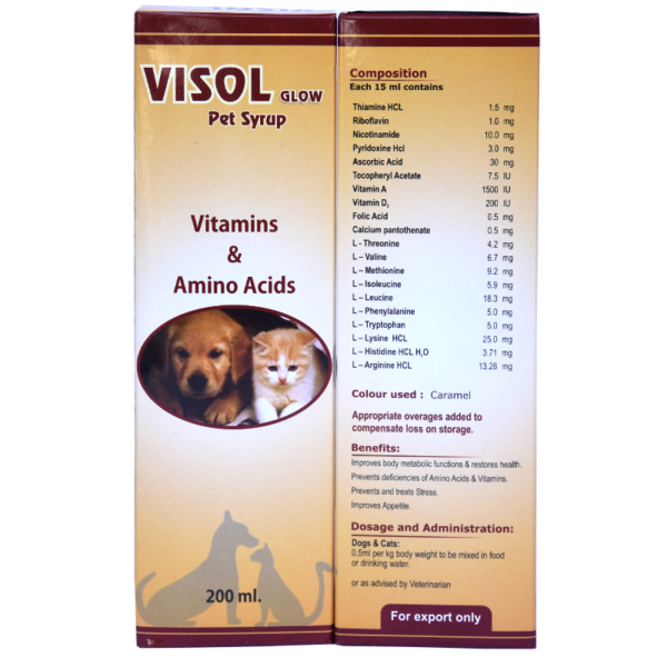 Visol glow pet syrup-200ml