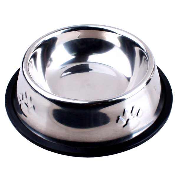 Feeding Bowl SS Silver 30cm