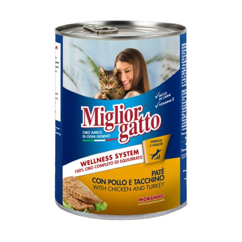 Miglior Gatto Pate With Chicken & Turkey 400g