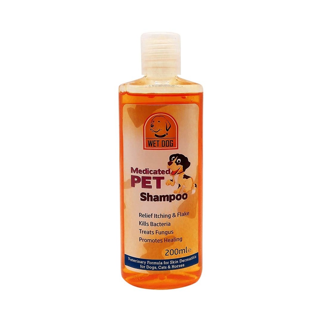 Wet Dog Medicated Pet Shampoo 200ml