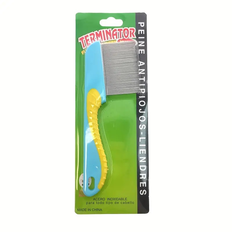 Flea comb with handle - L