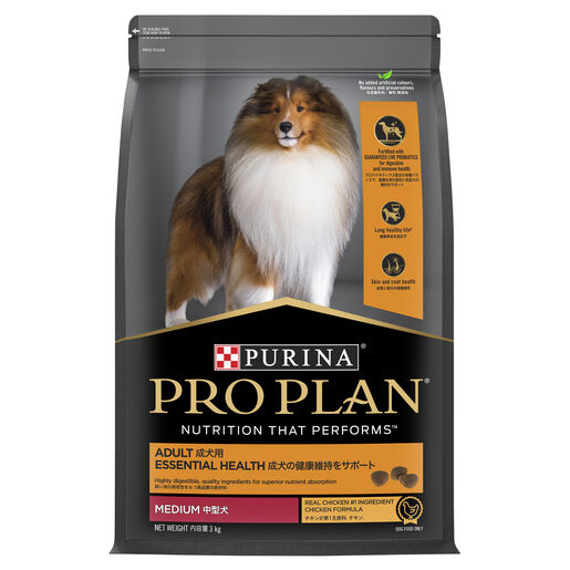 Purina Pro Plan Adult Medium Breed Essential Health 3Kg