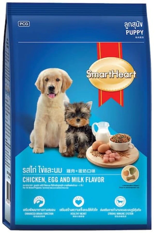 Smart Heart Puppy Chicken, Egg & Milk 2.7Kg