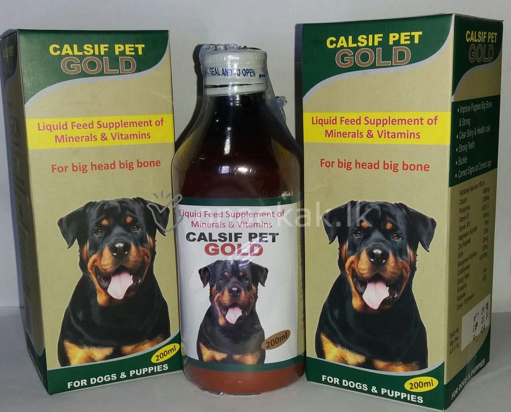 [PC00310] Calsif Pet Gold supplement 200ml, Rs.500.00, OPD Rs.500.00