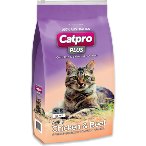 [PC00350] Catpro Plus Chicken & Beef 1Kg, Rs.1,620.00