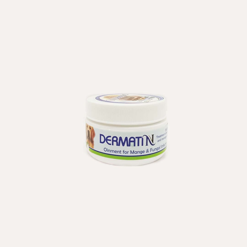 [PC03097] Greenvet Dermatin Mange & Fungal Ointment 50g, Rs.700.00