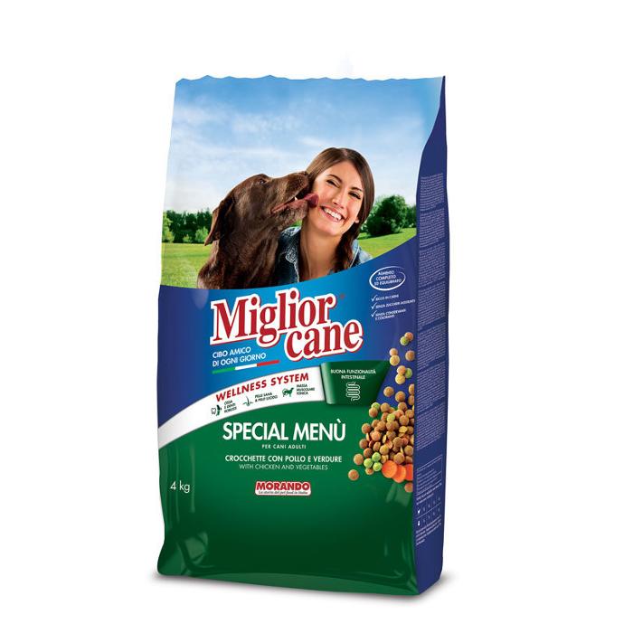 [PC01243] Miglior Cane Special Menu  Kibbles With Chicken & Vegetables 4Kg, Rs.7,250.00