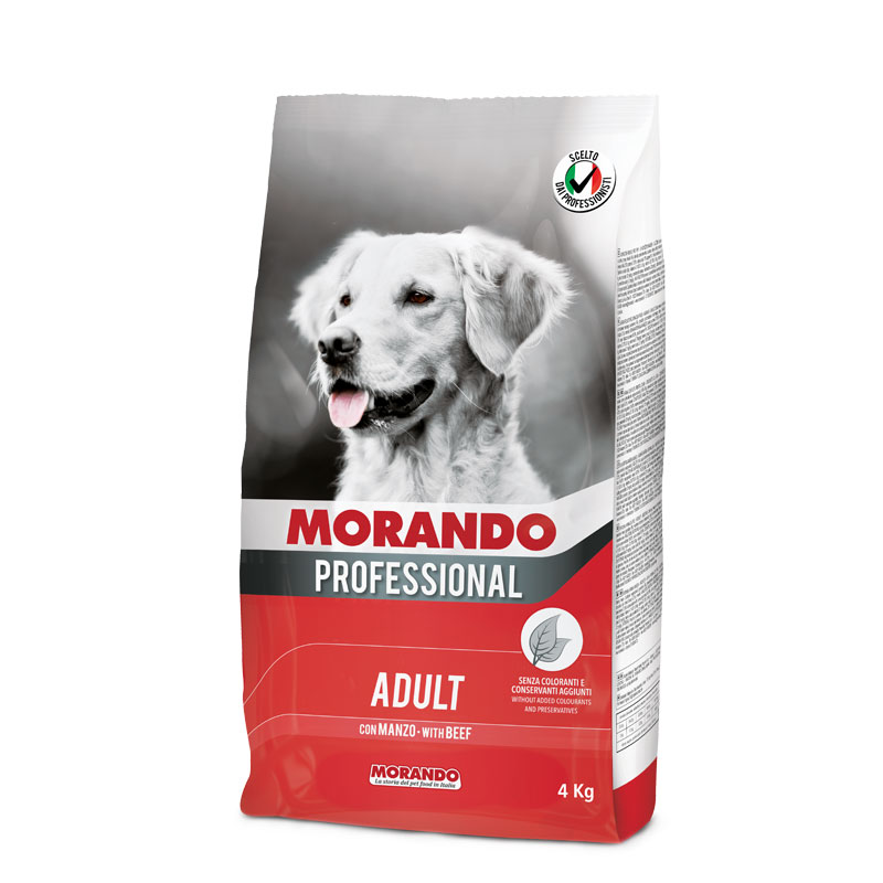 [PC02392] Morando Professional Dog Adult Kibble With Beef 4Kg, Rs.7,400.00