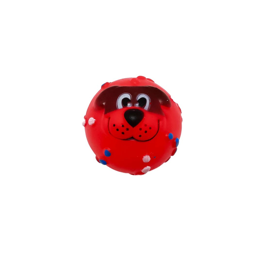 [PC03020] Toy Ball Squeaky With Dog Face, Rs.480.00