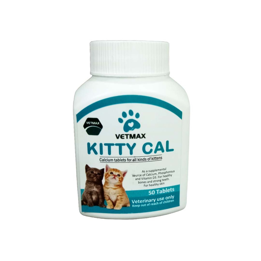 [PC03305] Vetmax Kitty Cal 50 Tabs, Rs.690.00, OPD Rs.690.00