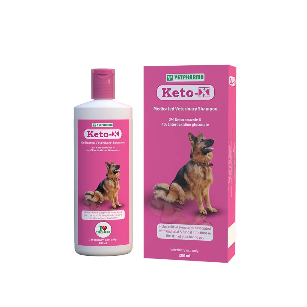 [PC03147] Vetpharma Keto-X Medicated Shampoo 200ml, Rs.1,200.00, OPD Rs.1,200.00