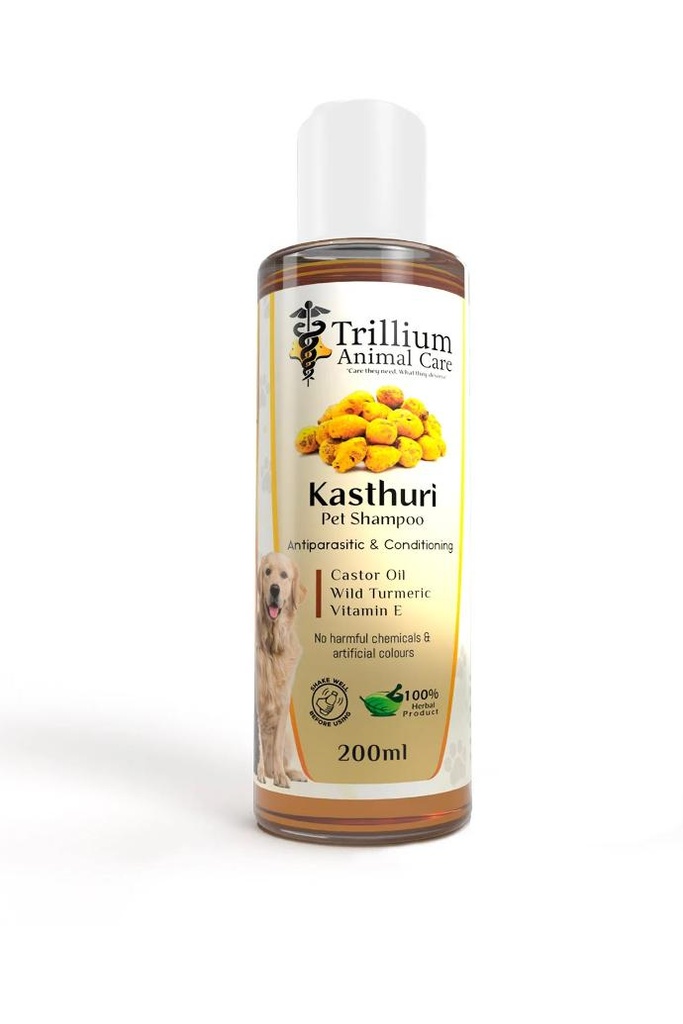 [PC02607] Trillium Kasthuri Pet Shampoo 200ml (2), Rs.950.00