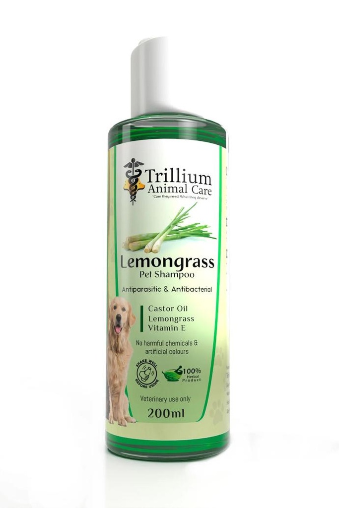 [PC02608] Trillium Lemongrass Pet Shampoo 200ml (3), Rs.950.00, OPD Rs.950.00