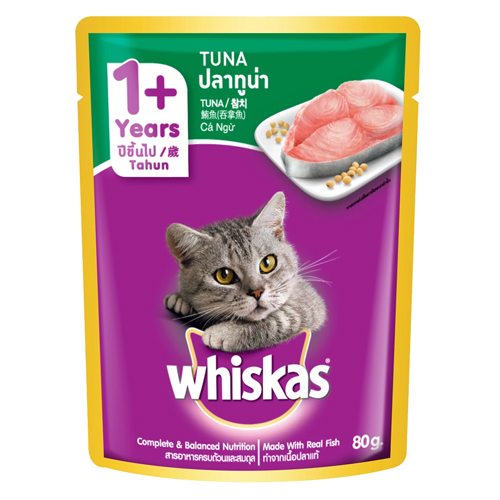 [PC04083] Whiskas Cat Adult Tuna 80g (3), Rs.310.00