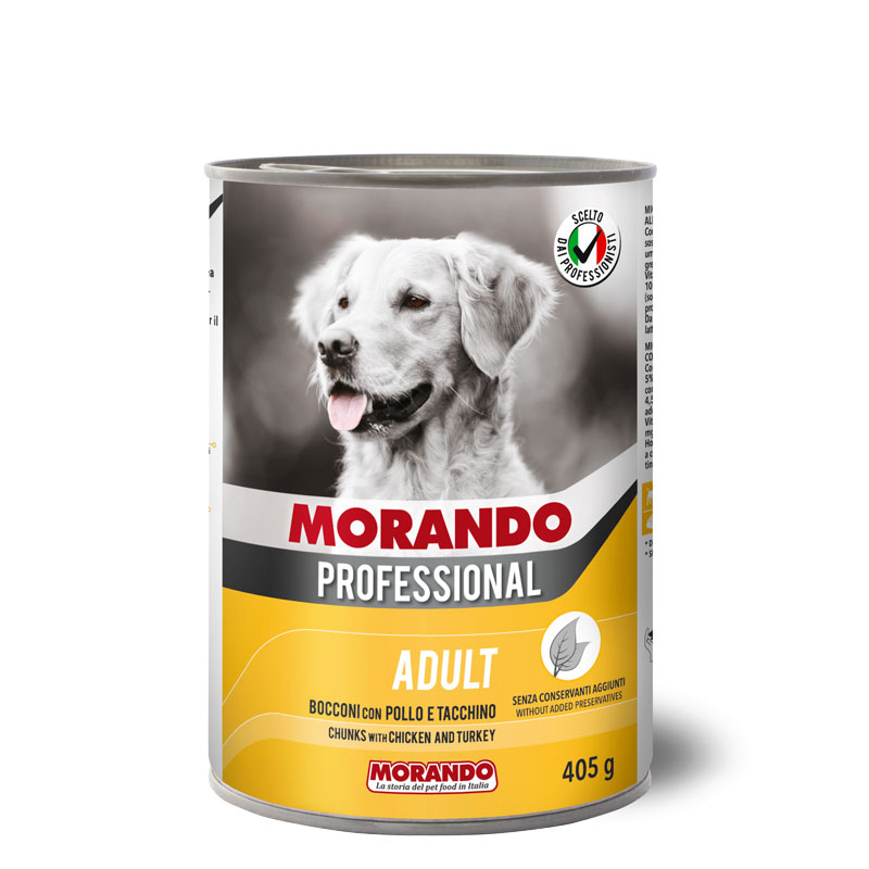 [PC02730] Morando Professional Dog Adult Chunk With Chicken & Turkey 405g, Rs.650.00, OPD Rs.650.00