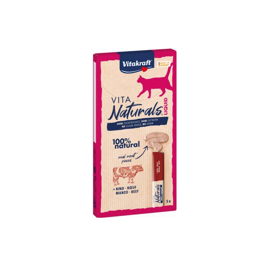 [PC03064] Vitakraft Naturals Liquid Snacks Beef 5x15g, Rs.2,450.00, OPD Rs.2,450.00