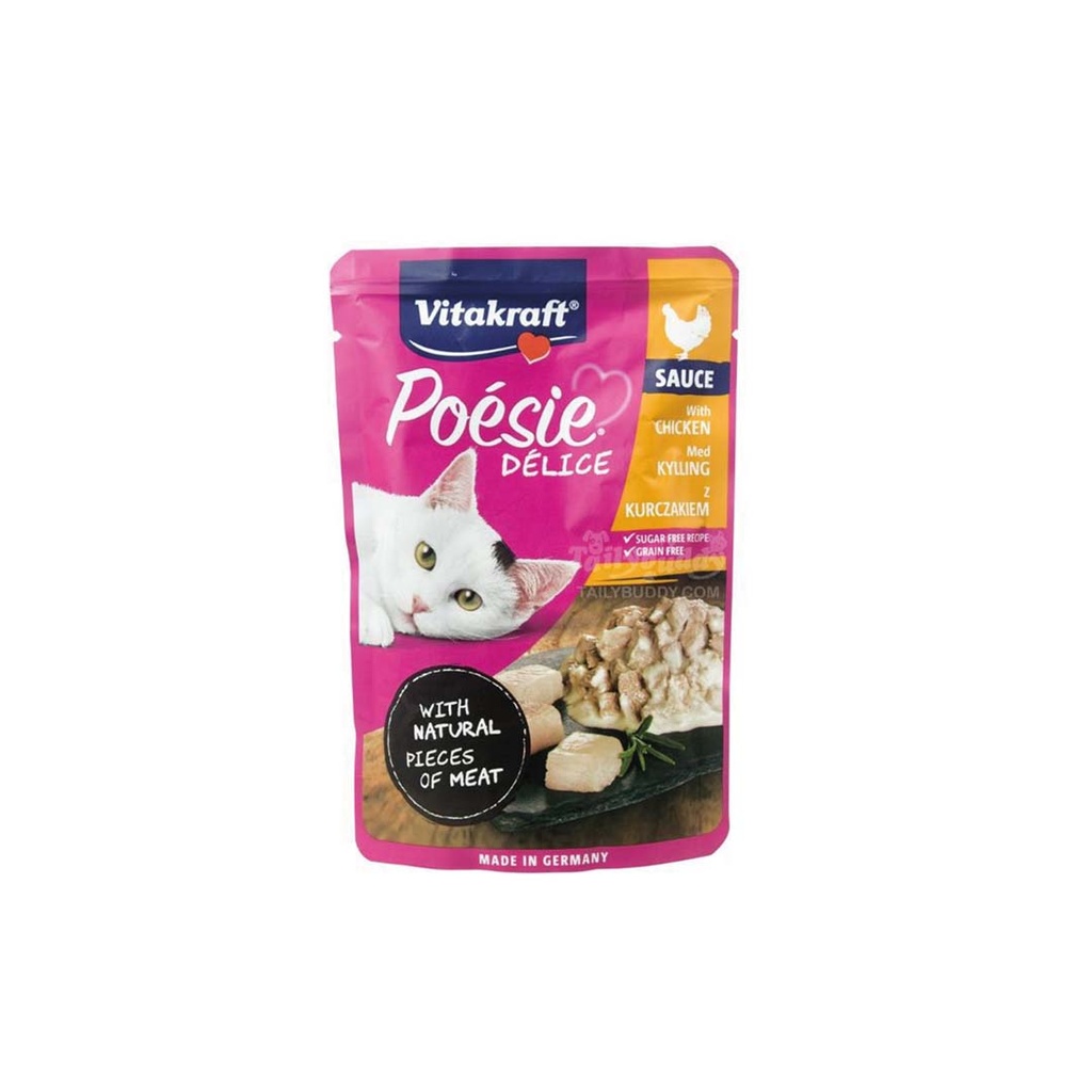 [PC03062] Vitakraft Poesie Delice Chicken Sauce 85g, Rs.650.00, OPD Rs.650.00