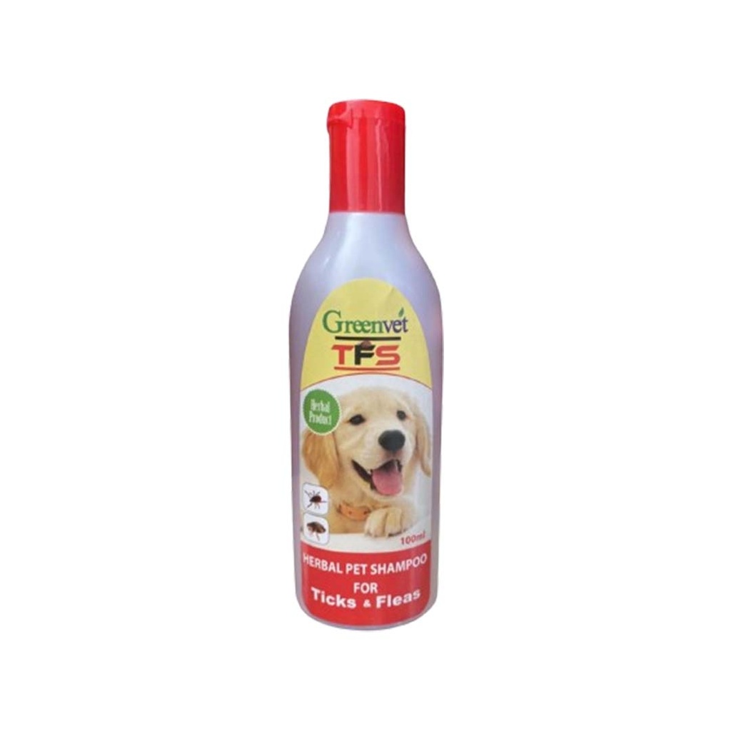 Greenvet Ticks & Fleas Shampoo 100 ml