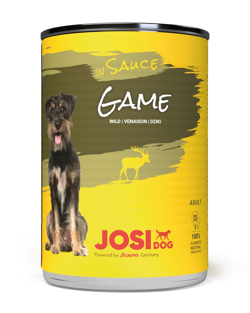 [PC03041] Josi Dog Adult Game In Sauce 415g, Rs.800.00, OPD Rs.800.00