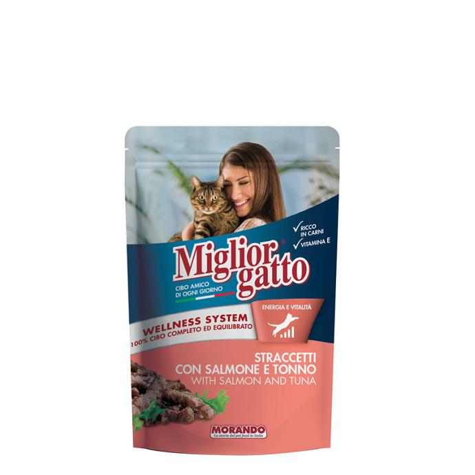 [PC03800] Miglior Gatto Strips With Salmon & Tuna 100g (3), Rs.390.00, OPD Rs.390.00