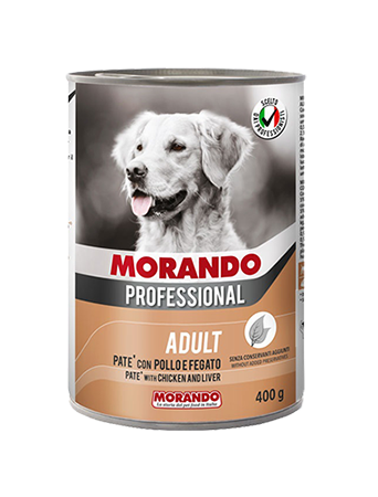 [PC04136] Morando Professional Dog Adult Pate With Chicken & Liver 400g (2), Rs.650.00, OPD Rs.650.00
