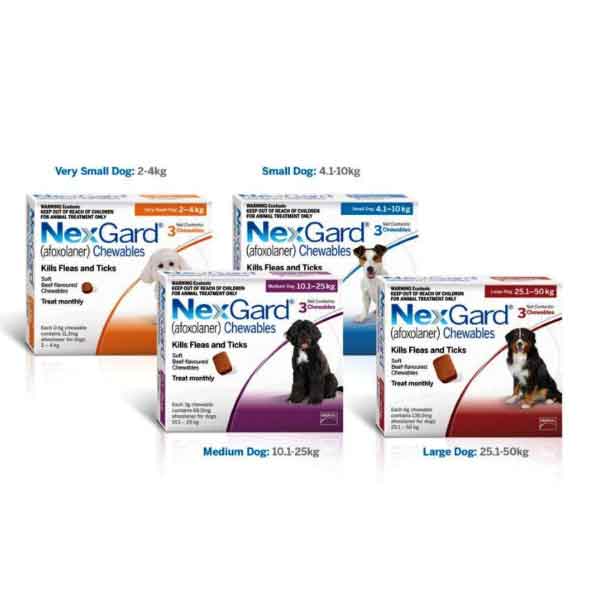 [PC03849] Nexgard (10-25) - L (7), Rs.3,033.00