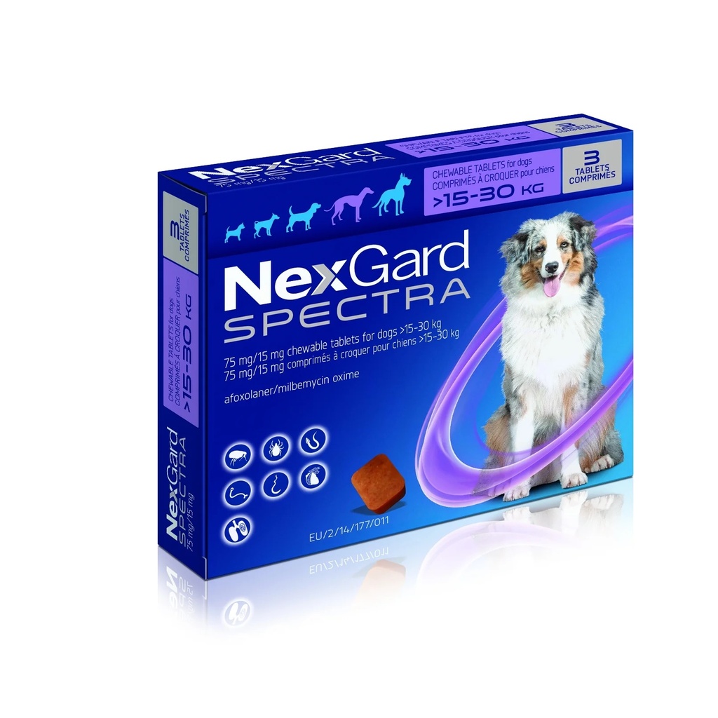 [PC02704] Nexgard Spectra 15-30Kg - L (4), Rs.3,800.00, OPD Rs.3,800.00