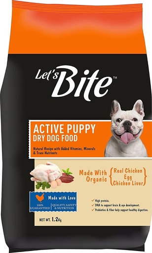 [PC01139] Let's Bite Active Puppy 1.2Kg