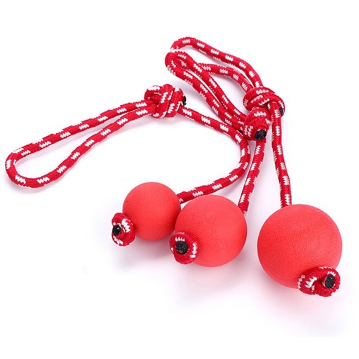Toy ball rubber with leash 90712 - L