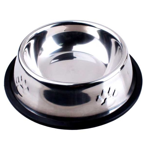 [PC00763] Feeding bowl SS Silver 22cm 