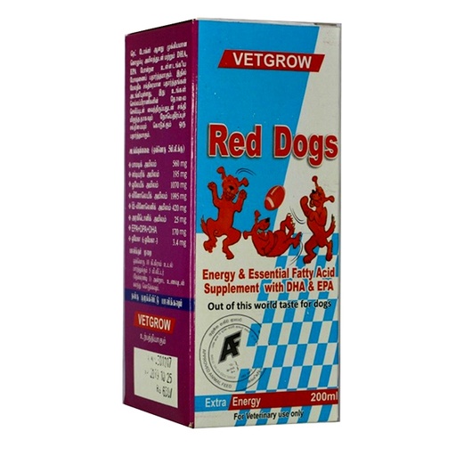 [PC02126] Vetgrow red dogs syrup 200ml
