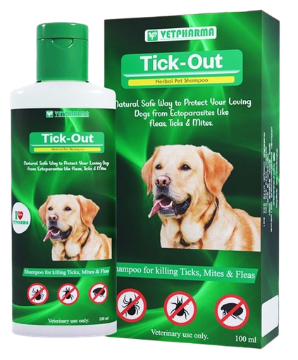 [PC01924] Vetpharma Tick Out Shampoo 100ml