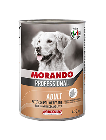 Morando Professional Dog Adult Pate With Chicken & Liver 400g