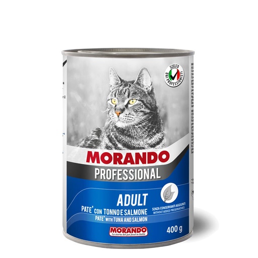 [IR00056] Morando Professional Cat Adult Pate With Tuna & Salmon 400g
