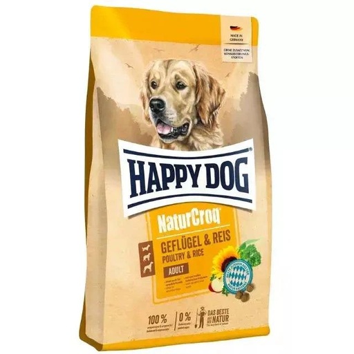 Happy Dog Adult Naturcroq Poultry & Rice 4Kg