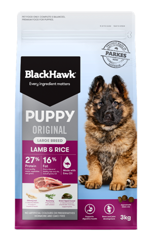 [PC02361] Blackhawk Puppy Large Breed Lamb & Rice 3Kg