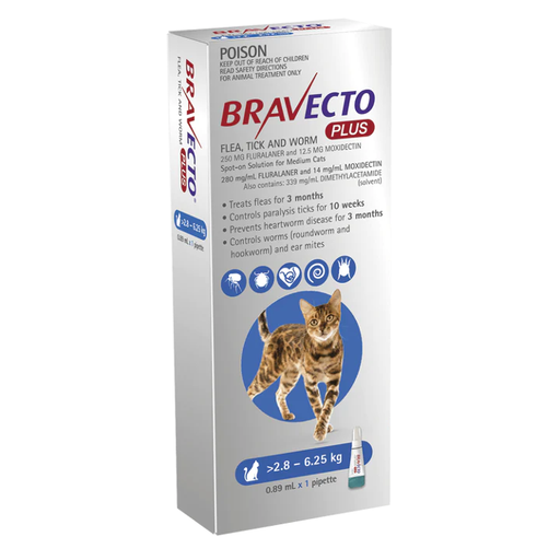 [PC02590] Bravecto Plus 2.8 - 6.25Kg